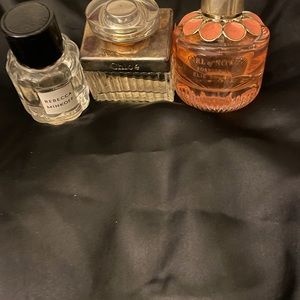 Set of perfume … Chloe.. Elie Saab…and Rebecca Minkoff